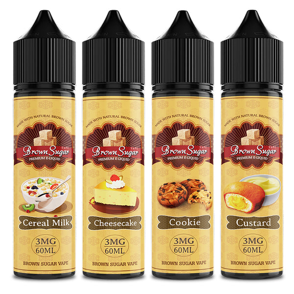 Brown Sugar Freebase Vape Juice Premium E liquid by ENB