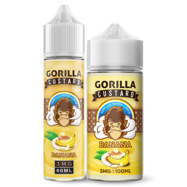 Gorilla Custard Freebase Vape Juice | Premium E liquid by ENB  shopenb.com