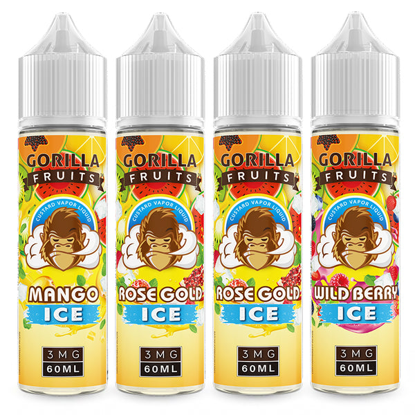Gorilla Fruits Freebase Vape Juice | Premium E liquid by ENB  shopenb.com